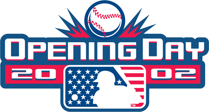 MLB Opening Day 2002 Primary Logo t shirts iron on transfers